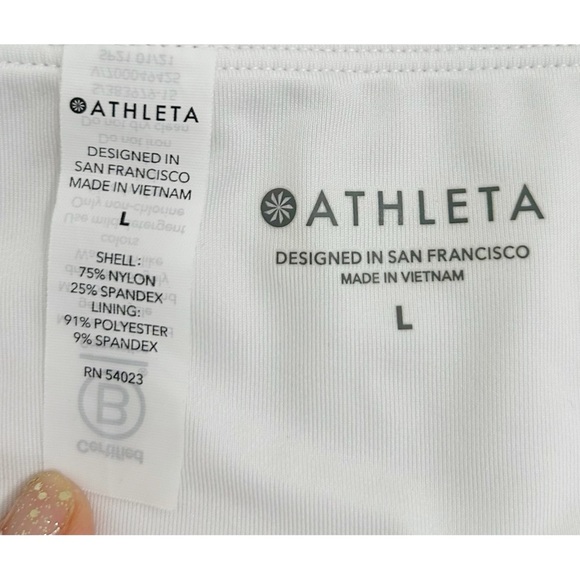 Athleta Large Bright White Clean Bikini Bottom - Picture 11 of 11